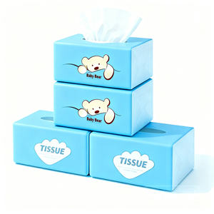 Boîte de mouchoirs en papier OEM, fourniture d'usine, mouchoirs jetables doux pour l'hôtellerie et la distribution en bureau - Product Image 3