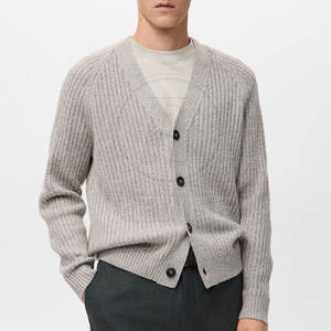 Suéter Cárdigan de Invierno Cálido y Transpirable, 100% Algodón, Corte Regular, con Logotipo Frontal, Nueva Moda en Oferta - Product Image 2