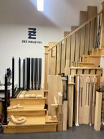 Poteaux d'escalier carrés modernes en fer avec balustres lisses, nouveau design, barre solide pour rampes d'escalier en métal