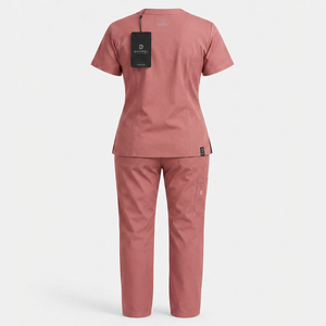 Unisex Spandex/Polyester Woven Fabric Surgical Scrub <b>Sets</b> for Hospital Use Customizable Summer Scrubs for <b>Doctors</b> and Nurses - Product Image 2