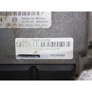 ECU และโมดูลคอมพิวเตอร์มือสองของ Beetle รุ่น 06A906018FM - Product Image 4