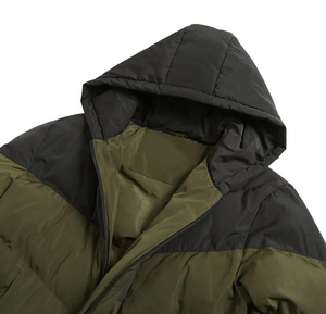 Wholesale Winter Puffer Hoodie <b>Jacket</b> For Men - Product Image 3