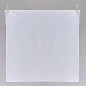 Serviettes de cuisine en coton 100% de qualité supérieure, 28x28 pouces, blanches, tissage uni, pour la pâtisserie, l'artisanat et l'impression en gros, directement de l'usine - Product Image 3