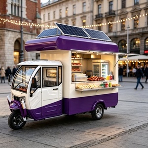 Chariot de restauration professionnel pour shawarma avec grill vertical et station de sauce à l'<span class=keywords><strong>ail</strong></span> pour la cuisine du Moyen-Orient - Product Image 4