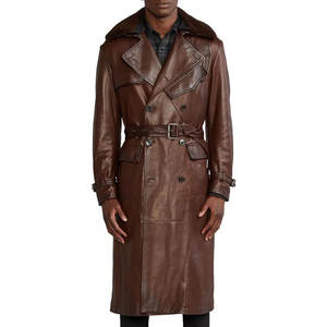 Manteau Trench en Cuir Homme Hiver 2026 – Meilleure Vente, Haute Qualité, Disponible en Ligne - Product Image 1