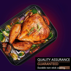 Durable Roasting <b>Pan</b> With Premium Stainless Steel Construction Spacious Cooking Surface Comfortable Heat Resistant - Product Image 6