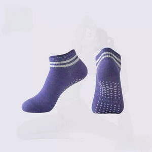 Cotton Non-Slip Silicone Indoor Fitness Running <b>Trampoline</b> Sports Yoga Socks - Product Image 2