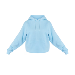 Sweat-shirt à capuche oversize en molleton de coton blanc pour filles, couleur sable, style streetwear, personnalisable pour femmes - Product Image 1