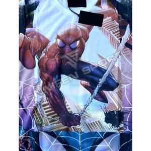 Camiseta Personalizada de Spiderman para Hombre, Impresa a Medida, 275 GSM, Ligera, 100% Poliéster, Unisex, Manga Corta, Corte Regular, Transpirable - Product Image 4