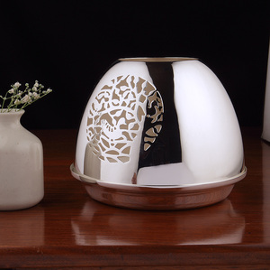 Silver Plated Brass Handmade Home Decoration <b>Tea</b> <b>Light</b> Holder - Product Image 1