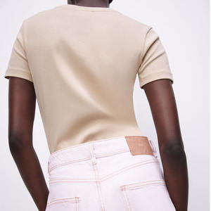 T-shirt court pour femme, style mode tendance, décontracté, look urbain, style jeune - Product Image 6