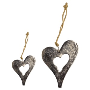 Fresh Heart Plated Finishing Design With Metal Home Decor Christmas Tree Decor for Hanging Design - Product Image 6