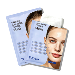 Masque facial en feuille hydratant, raffermissant et liftant au peptide de cuivre GHK-Cu, marque privée, anti-âge - Product Image 5