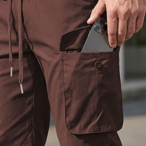 Pantalons cargo pour hommes les plus vendus, plusieurs poches, durables, tissu en polyester et coton, nouveau style, pantalons cargo de voyage élégants - Product Image 6