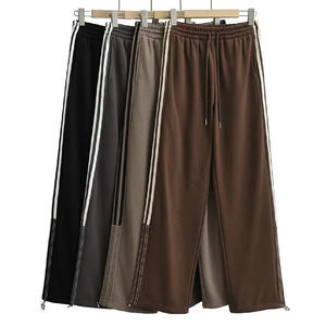 Pantalones Casuales de Verano para Hombre al por Mayor, Ligeros, de Cintura Media, con Cinta, Corte Recto y Curvo, Ajuste Holgado, Diseño Moderno - Product Image 1