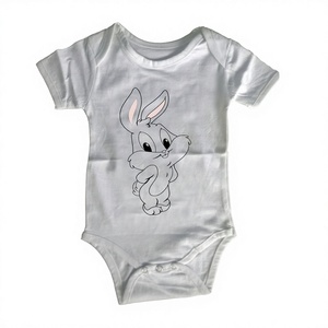 Fabricant indien de vêtements Tirupur pour bébés en bas âge, barboteuses en coton 100% bambou biologique pour nouveau-nés, vente en gros pas cher - Product Image 1