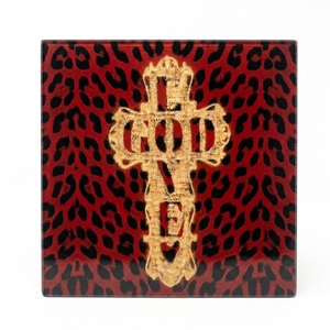 High Demand Customizable <b>Square</b> Cheetah Print Eyelash Tiles Eco-Friendly Durable Acrylic Plastic Personalized Eyelash <b>Tools</b> - Product Image 6