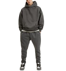 Sudaderas con Capucha Personalizadas para Hombre, de Alta Calidad, Estilo Holgado con Hombros Caídos, 100% Algodón, Tejido Informal, Color Liso, para Invierno - Product Image 3