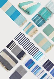 Fashionable 100% Cotton Absorbent Eco-Friendly Quick-Dry Golf Turkish Towel Handmade Fouta Terry Bath <b>Face</b> Towels Modern - Product Image 5