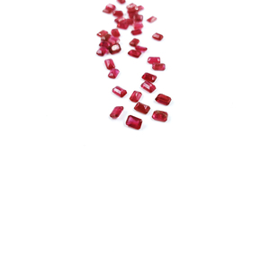 Rubis naturels de Bangkok, octogones calibrés 4x6mm, pierres précieuses de rubis naturelles facettées pour la fabrication de bijoux, prêtes à l'emploi - Product Image 2