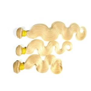 Extensions de cheveux humains indiens Remy, ondulations profondes lâches, blond doux, style Water Wave, ondulations naturelles, 100g - Product Image 2