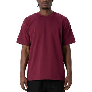 Camisetas de manga corta para hombre, estilo deportivo, oversize, de color sólido, informales, transpirables. - Product Image 1