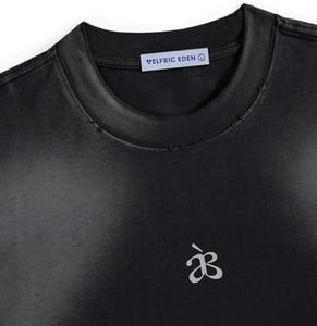 Camiseta cómoda para hombre, 100% algodón, con logo personalizado impreso, cuello redondo, manga corta, transpirable, corte regular. - Product Image 3