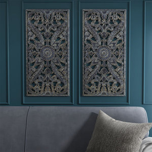Nuevo panel decorativo de madera tallada para colgar en la pared, diseño antiguo con acabado perfecto y tamaño estándar. - Product Image 2