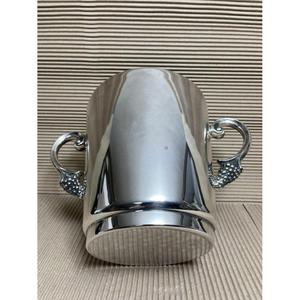 Seau à glace en acier inoxydable à double paroi avec poignées, style français, pour les fournitures de bar, à poser sur le comptoir, étanche, seau à vin réfrigérant - Product Image 2