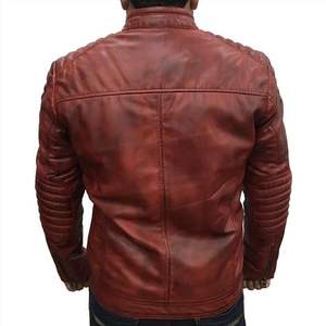 Veste en cuir de qualité supérieure pour homme, style veste d'hiver, en cuir véritable, en vente en ligne à bas prix - Product Image 2