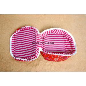 Bolsa Acolchada Hecha a Mano 100% Algodón Puro, Ecológica, Duradera, con Cierre, Organizador de Cosméticos, Organizador de Viaje - Product Image 5