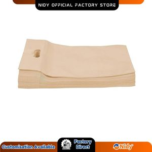 Sac de courses non tissé NIDY Plain D Cut 22,86x30,48 cm, sac de transport réutilisable pour le commerce de détail, les supermarchés et l'emballage. - Product Image 3