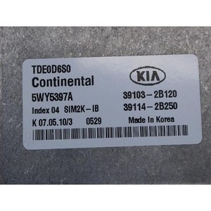 ECUs y Módulos de Computación Usados Forte 391032B120 - Product Image 6