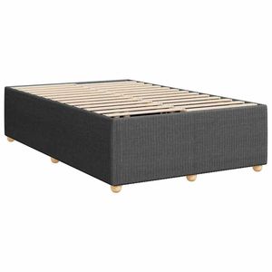 Cadre de lit en tissu gris foncé sans matelas Catégorie de produit Lits - Product Image 3