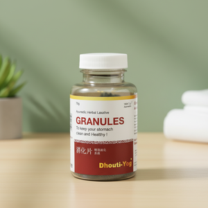 Ayurvedic plant extract granules with herbal <b>blend</b> designed for daily routine use featuring natural formulation granule form - Product Image 2