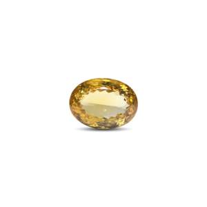 Natural Citrine Oval Cabochon 25 Carat Certified Wholesale Gemstone - Product Image 1