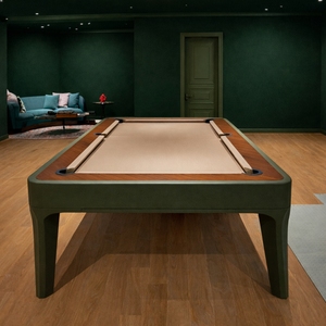 Table de billard de luxe moderne de style Negroni avec tapis synthétique haute vitesse, taille personnalisable pour la maison, l'hôtel, le club - Product Image 1