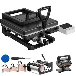 Nuovissima Pressa a Caldo Ibrida 8 in 1 da 15 x 15 Pollici, Multifunzione, Riscaldamento Rapido e Uniforme, Facile da Controllare per Sublimazione su Magliette e Tazze - Product Image 1