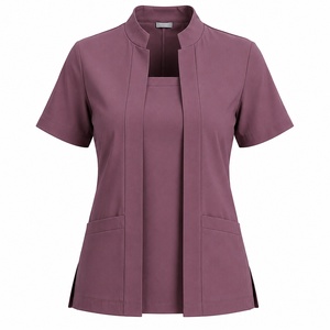 Women's Healthcare <b>Scrub</b> Suit Medical Uniform Nursing Workwear Hospital Staff Clothing Short Sleeve <b>Scrub</b> <b>Set</b> - Product Image 2