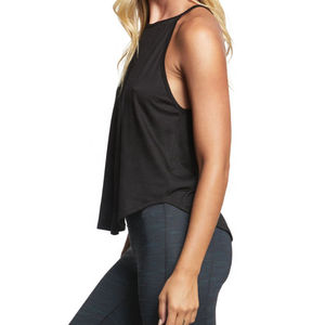 Top deportivo de dos piezas tipo stringer para gimnasio, entrenamiento, fitness, yoga, para mujer, con espalda abierta, transpirable. - Product Image 4