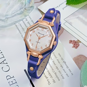 Reloj de Pulsera Casual Analógico para Mujer 192058 con Correa de Cuero PU, Relojes de Cuarzo de Lujo, Regalo para Mujer - Product Image 5