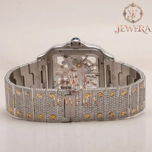 Mossinate Luxury Stainless Steel Gold and Silver Diamond <b>Watch</b> Elegant and Durable Timepiece with Stunning Diamond Detailing - Product Image 1