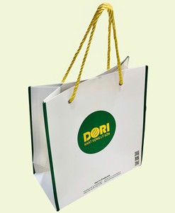 Wholesale Ivory Premium Self-Erecting Customizable Corrugated Board <b>Gift</b> Paper Bag 36 Model Number Convenient Handle Made - Product Image 3