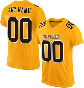 เสื้อเจอร์ซีย์อเมริกันฟุตบอลแบบตาข่ายสั่งทำพิเศษ พร้อมโลโก้ทีม ระบายอากาศได้ดี ไซส์พลัส สำหรับทุกเพศ สั่งผลิตจำนวนมากได้ พร้อมบริการสกรีนแบบซับลิเมชั่น - Product Image 5