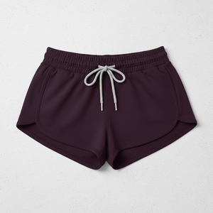 Women's Casual Shorts OEM Custom Logo <b>Elastic</b> Waist Gym Lounge Shorts Bulk Order Wholesale Supplier Pakistan - Product Image 4