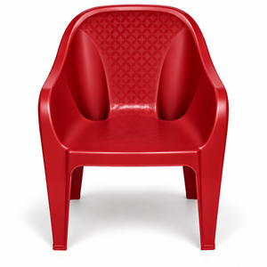 Silla Modular Apilable de Plástico de Primera Calidad con Reposabrazos, Respaldo Sólido y Duradero, Hecha en India, Silla de Salón de Diseño Minimalista - Product Image 2