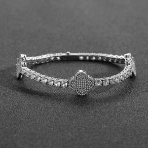 Luxury VVS Moissanite Diamond Iced Out Cuban Link Hip Hop Bracelet <b>for</b> <b>Men</b> 925 Sterling Silver Custom Jewelry Available <b>for</b> Sale - Product Image 3