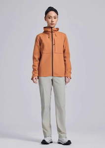 Women's High Quality Waterproof Softshell Jacket for Outdoor Breathable Polyester with Stand Collar and Zipper Closure - Product Image 6