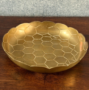 Handmade Serving Brass color Aluminum metal <b>Decorative</b> <b>Plate</b> Trays Plated Finished Hotel Serving Tray Home and Table Decoration - Product Image 1