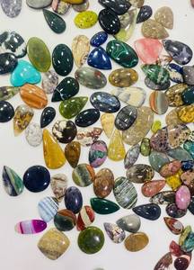 Natural Mix Gemstone Cabochon Wholesale Bulk Lot Loose Gemstones for Jewelry Making Pendant Ring Earrings - Product Image 4